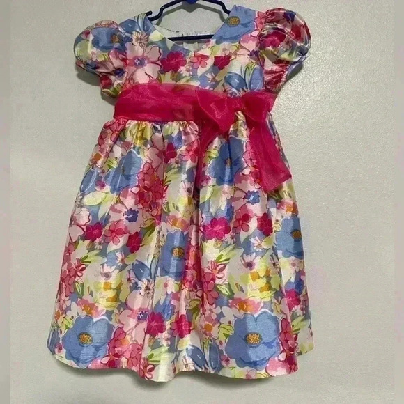 22. Ashley Ann Floral Dress Size 4T - Picture 1 of 5